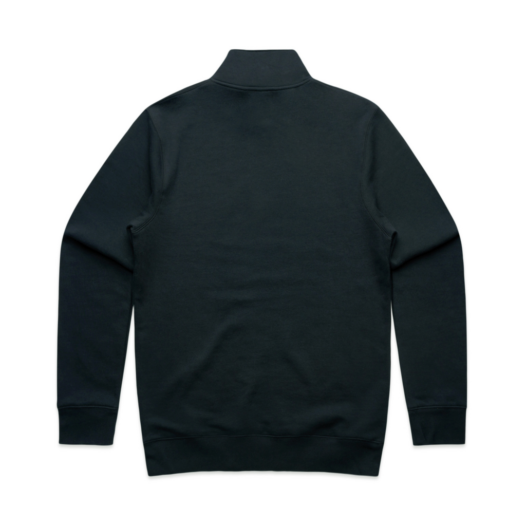 Born Billionaire Suede Patch Quarter-Zip