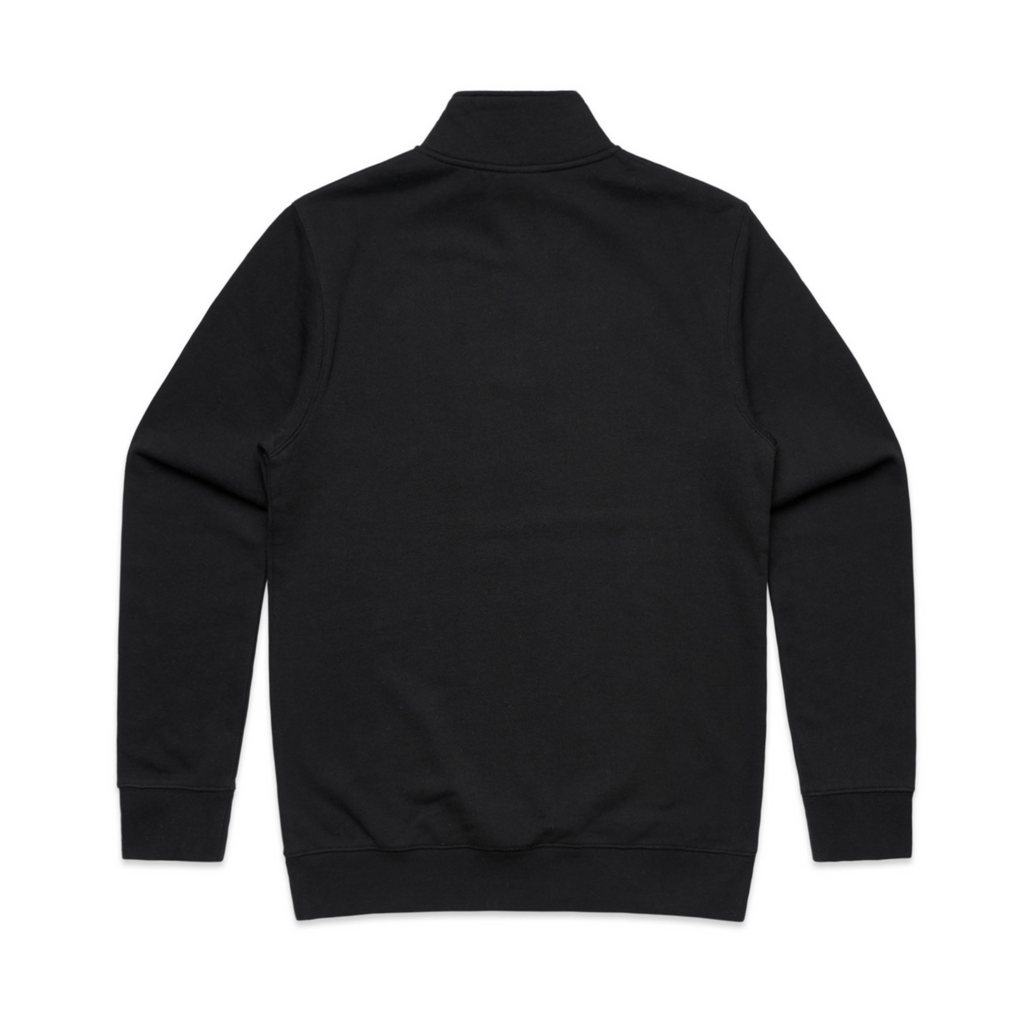 Born Billionaire Suede Patch Quarter-Zip