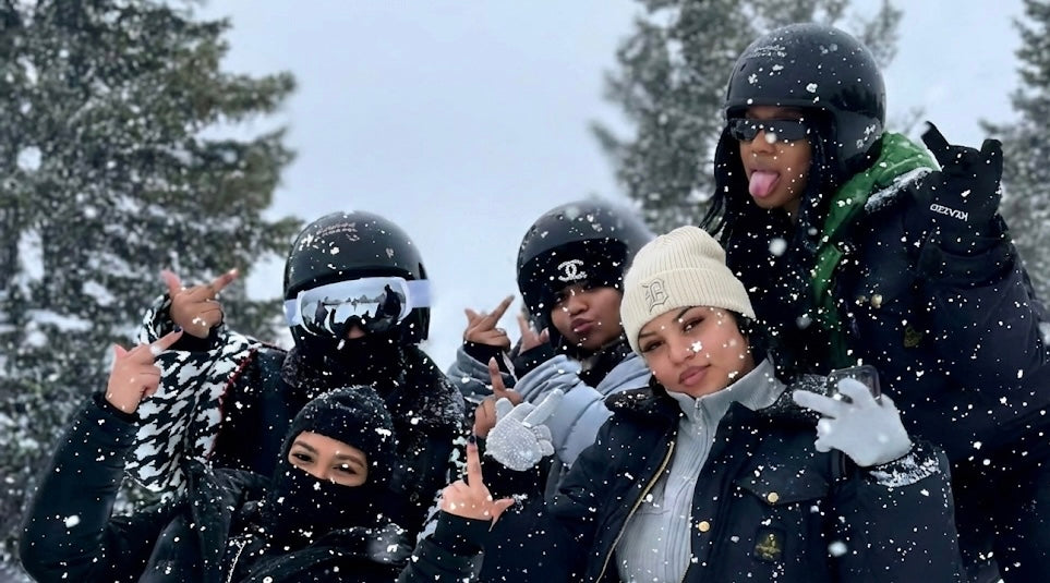 Born Billionaire Puff Embroidered Wool Knit Beanie