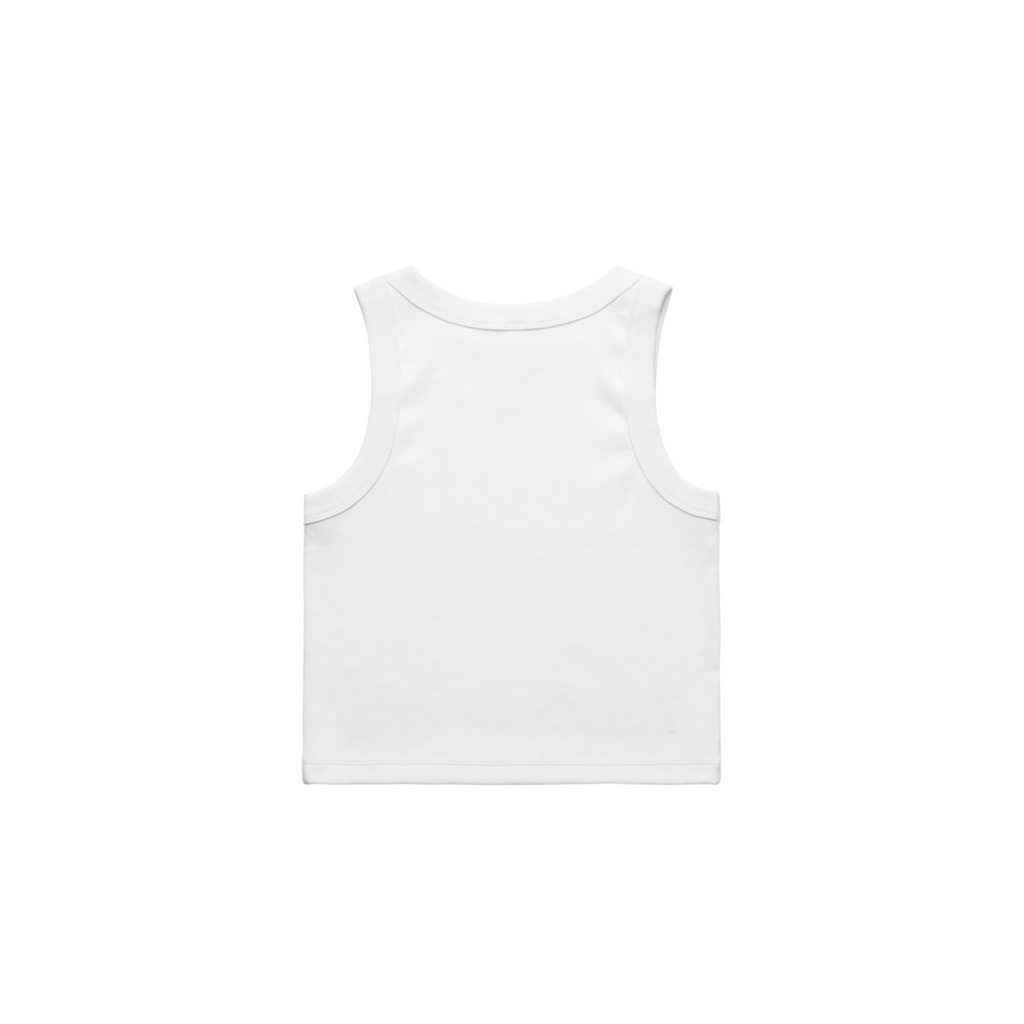 Born Billionaire Women’s Organic Cotton Ribbed Crop Tank
