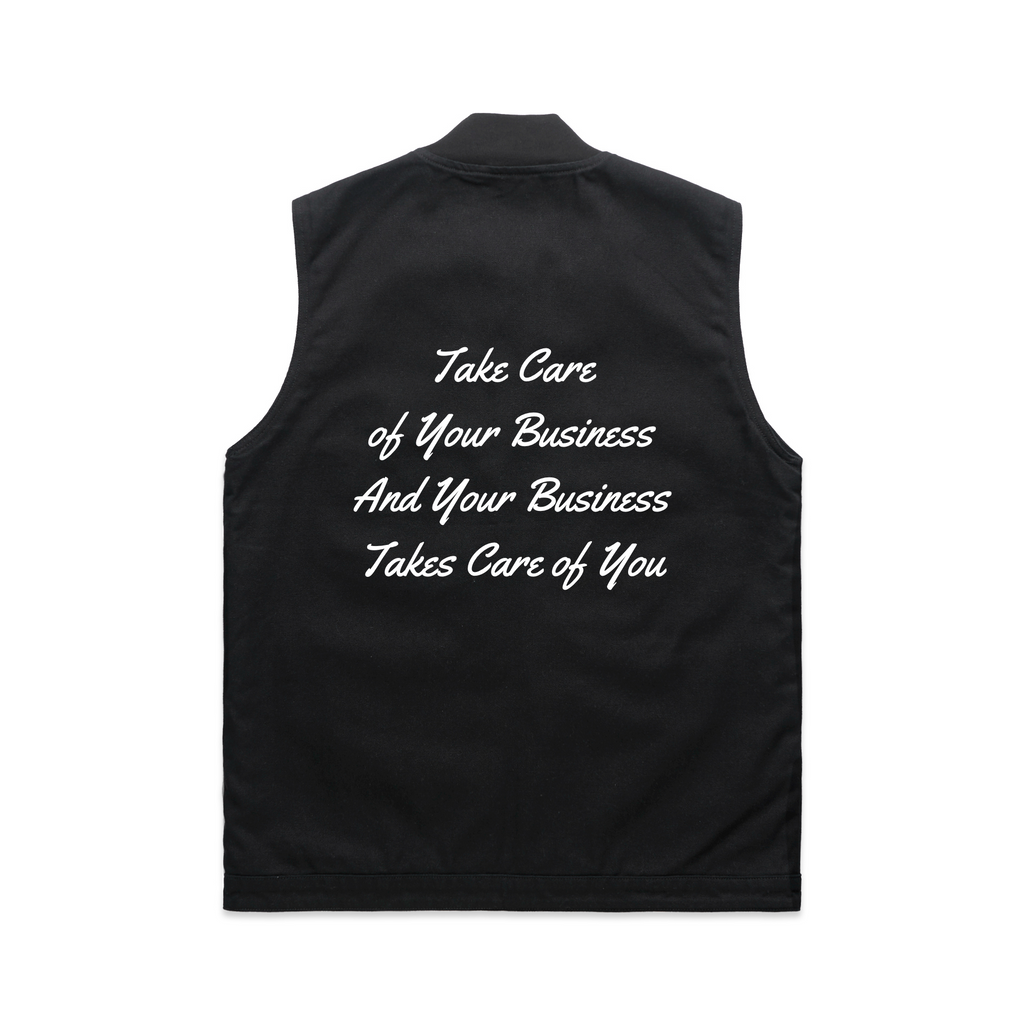 Born Billionaire Heavy Cotton Canvas Work Vest