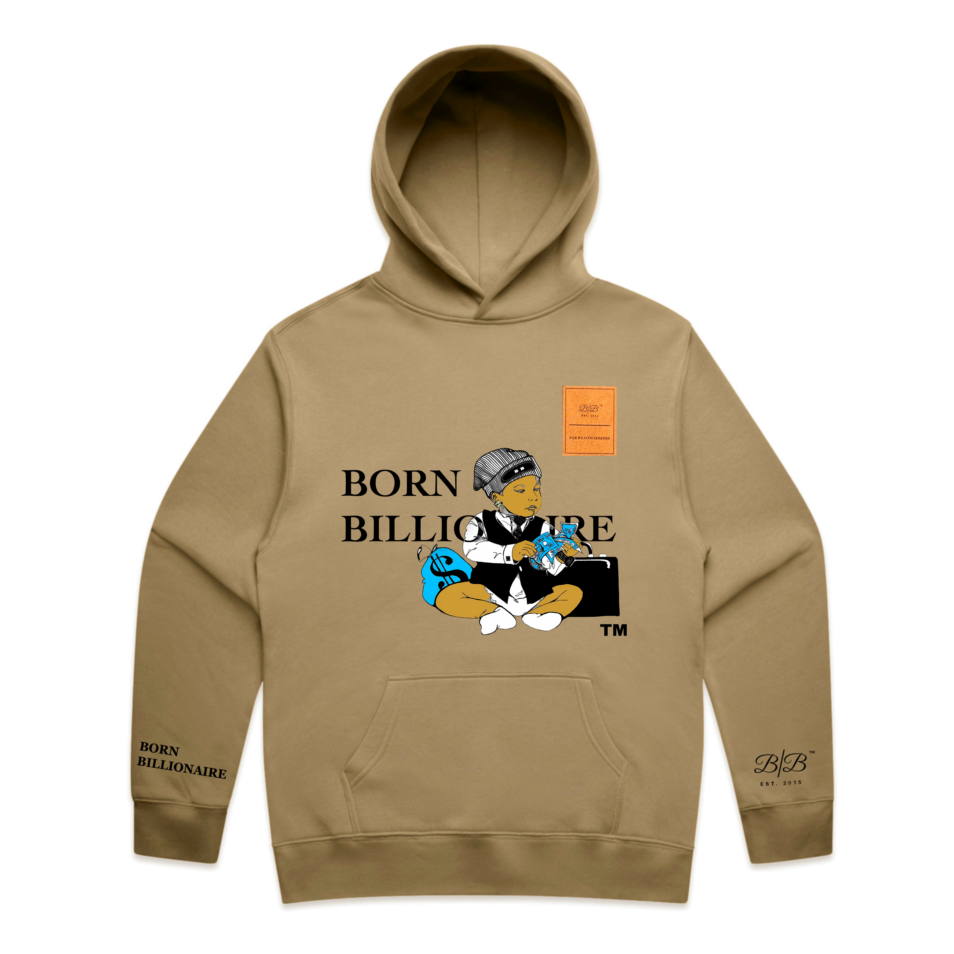 Born Billionaire Signature of Value Relaxed Hoodie