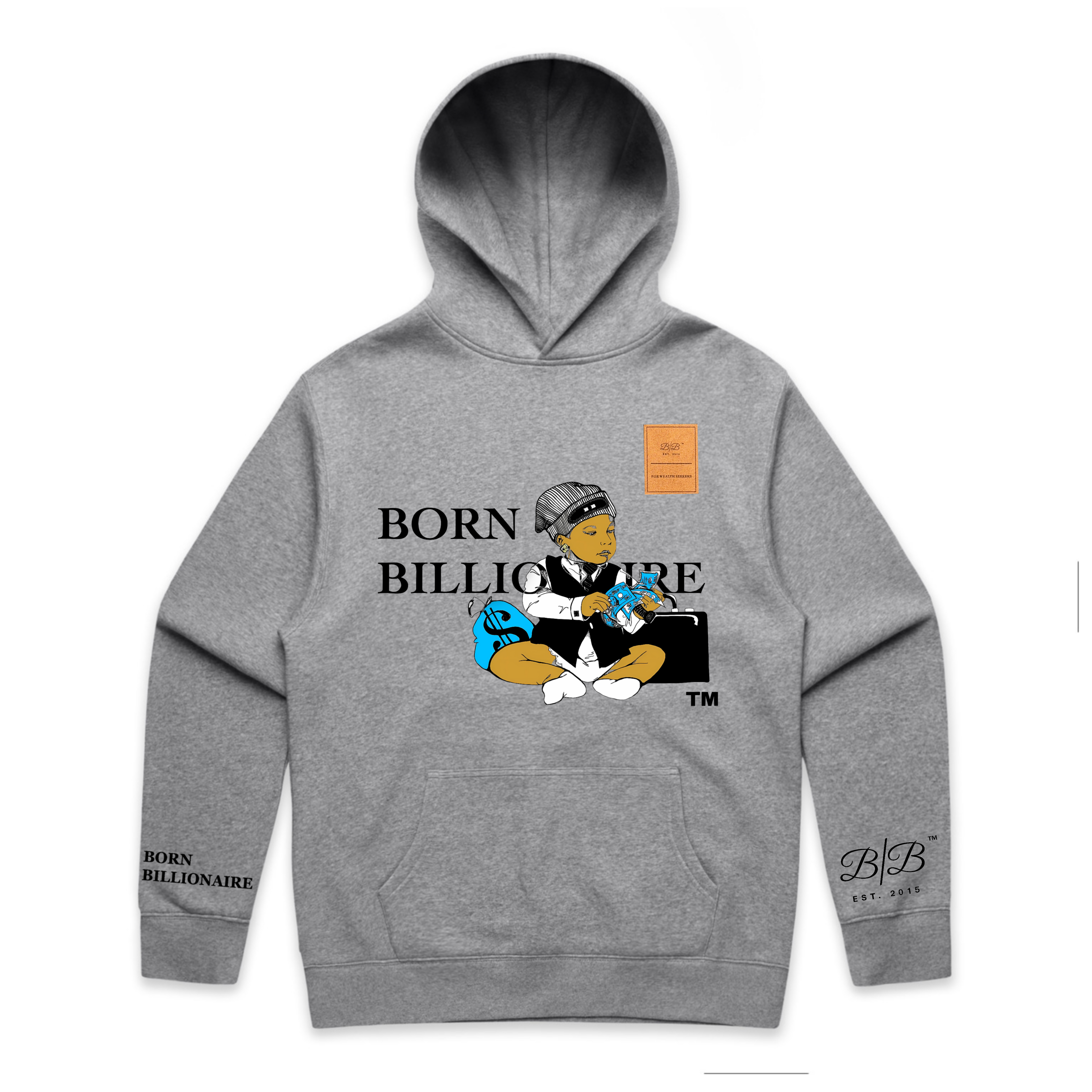Born Billionaire Signature of Value Relaxed Hoodie