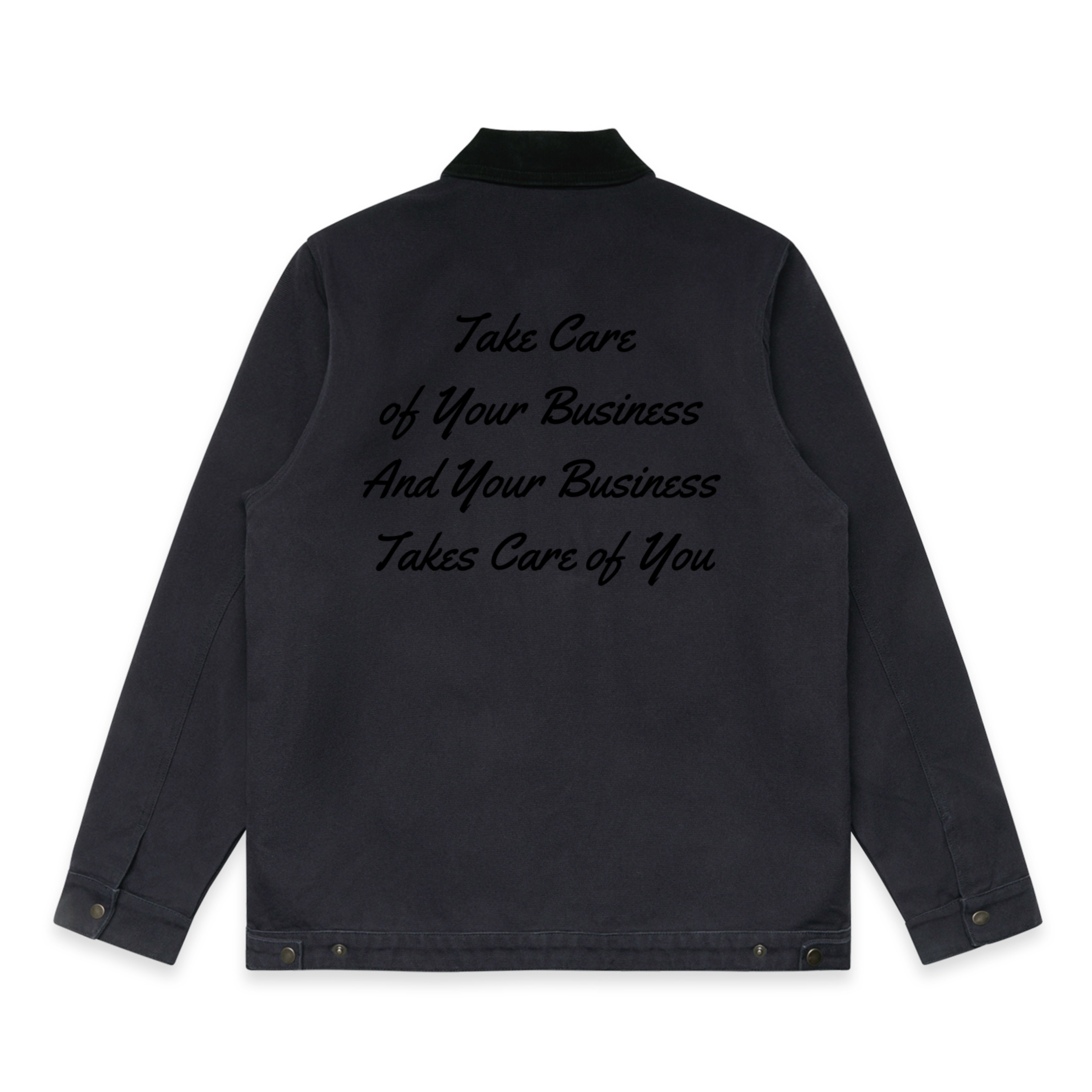 Born Billionaire Heavy Cotton Canvas Collared Jacket
