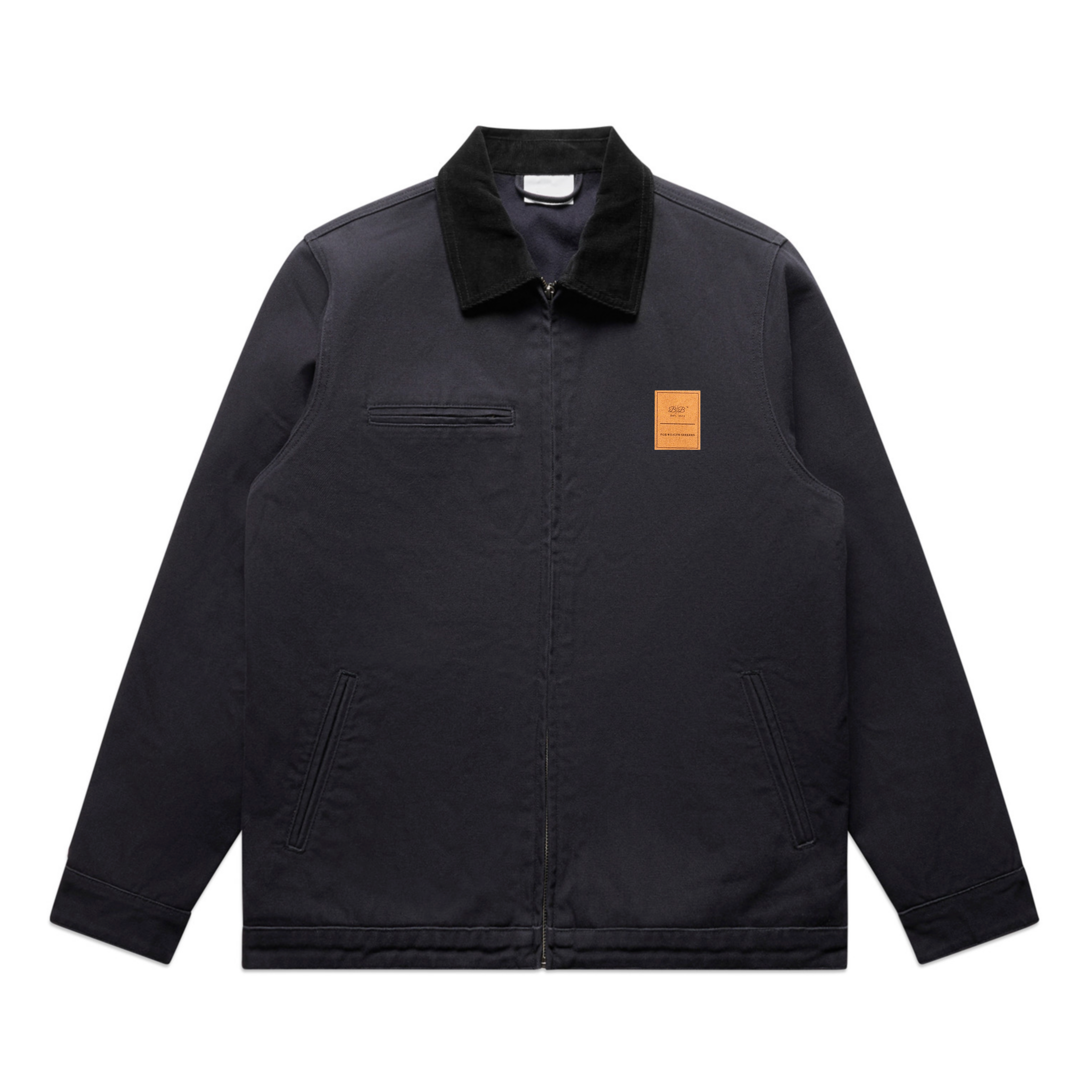 Born Billionaire Heavy Cotton Canvas Collared Jacket