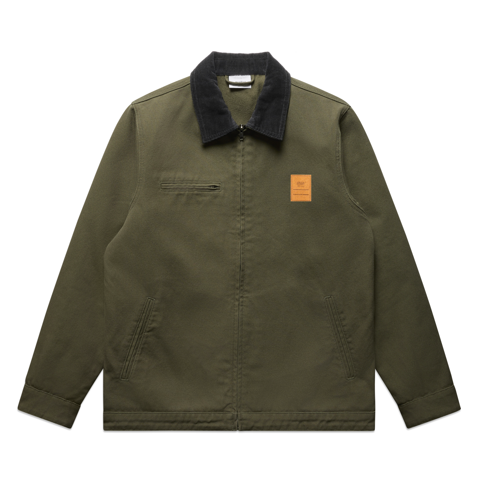 Born Billionaire Heavy Cotton Canvas Collared Jacket