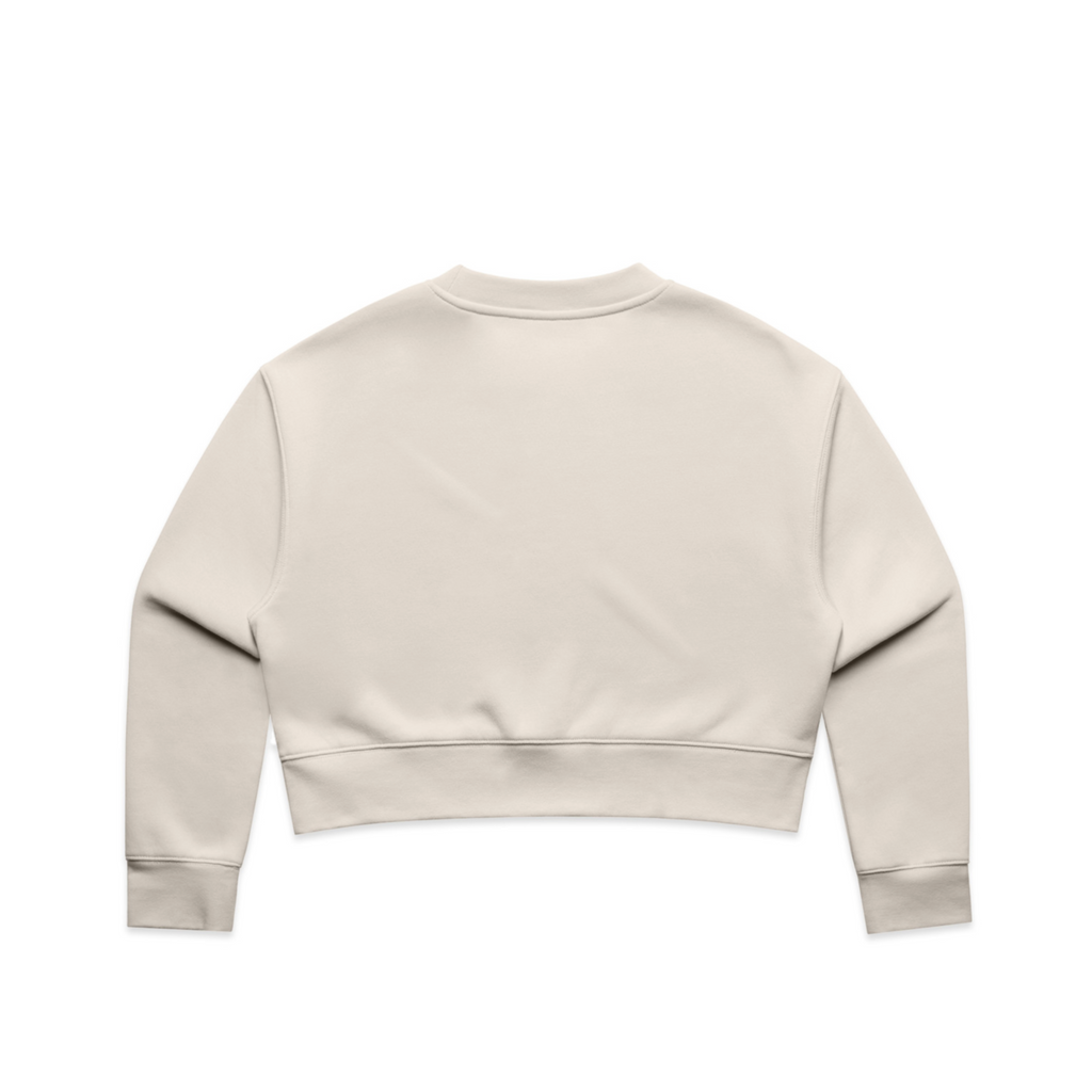 Born Billionaire Women’s Suede Patch Cropped Crewneck