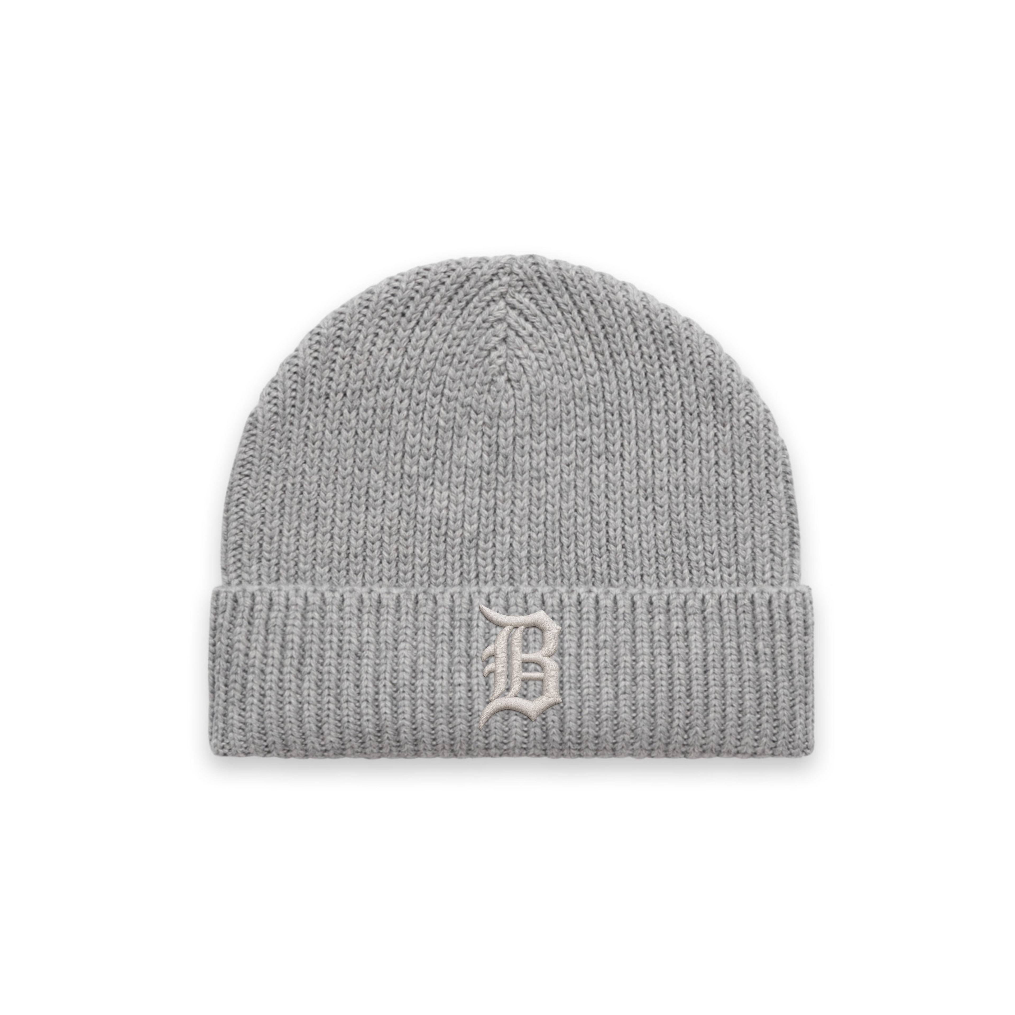 Born Billionaire Puff Embroidered Wool Knit Beanie