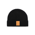 Born Billionaire Suede Patch Wool Knit Beanie